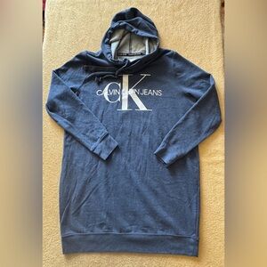 Calvin Klein Jeans Blue Crewneck Dress